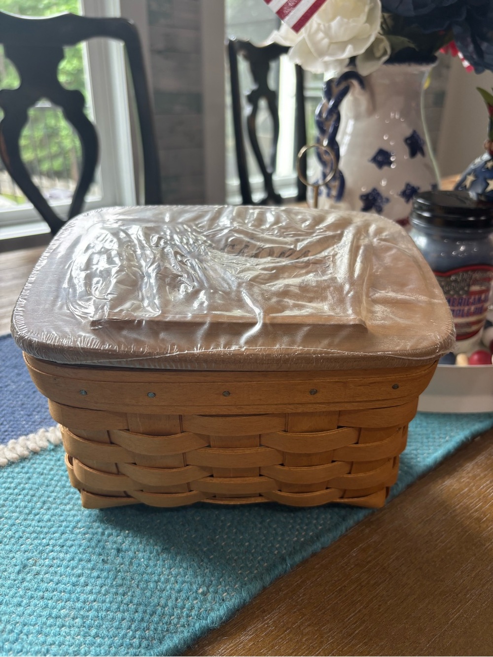 Longaberger Large Recipe Box
